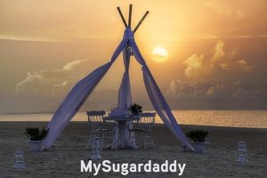 Sugar Dating: Rompe expectativas Sugar Dating: En la imagen vemos un posible escenario de cómo podría ser una cena entre un Sugar Daddy y una Sugar Baby. Exclusivo, bello y romántico.
